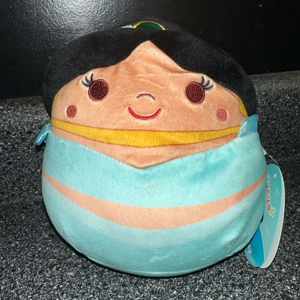 Disney Jasmine Squishmallow 2021 Plush Toy With Tags